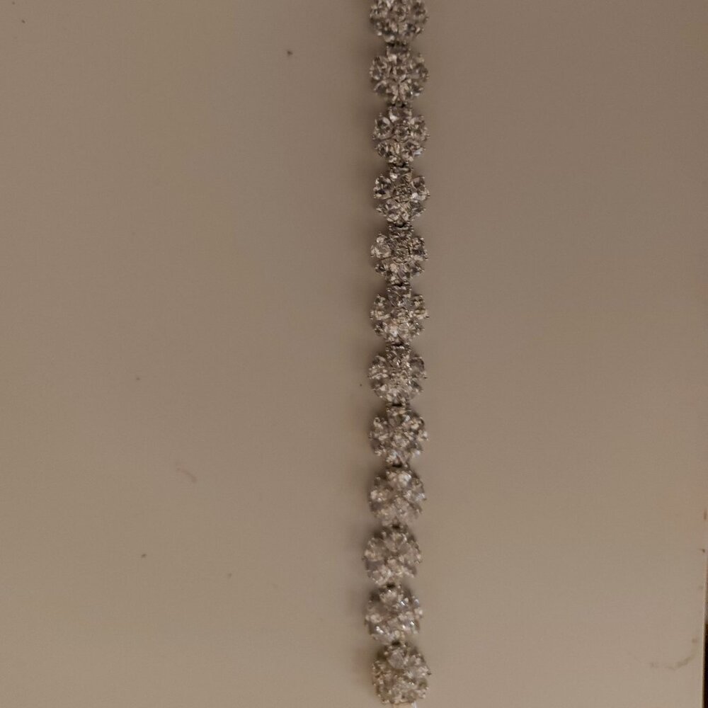 NEVER WORN Floral CZ Bracelet